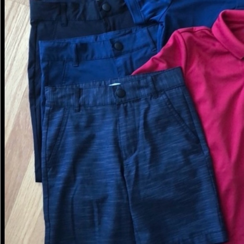 Three boys Old Navy golf shorts
